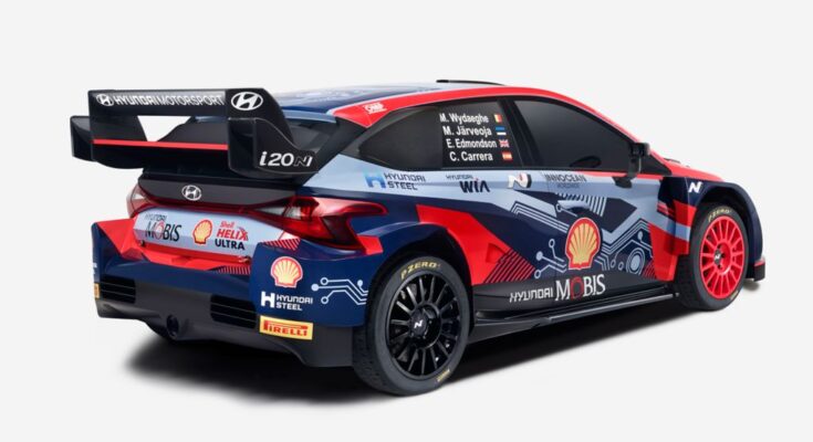 Hyundai Wrc Powers Into New Hybrid Era I20 N Rally1 2022 3 4 Back