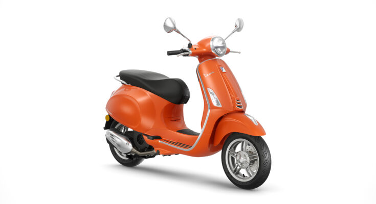 S01 Vespa Primavera 125 Arancio Impulsivo