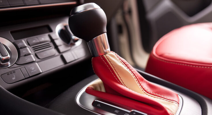 Modern Car Interior Close Up Photo