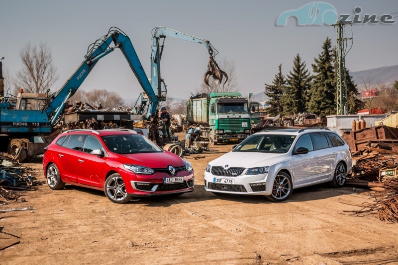 TEST Renault Mégane GT220 vs. Škoda Octavia RS Combi